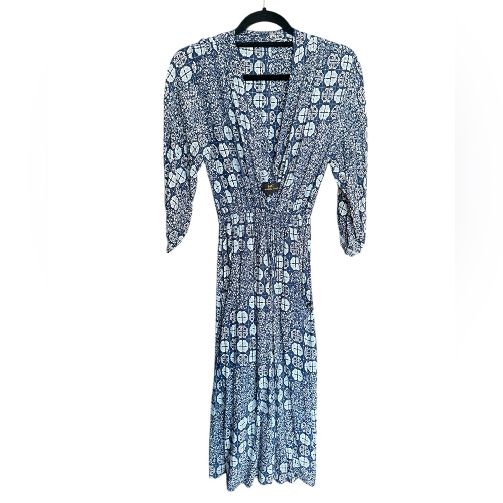 Anthropology by Natalie Martin Nico wrap duster dress